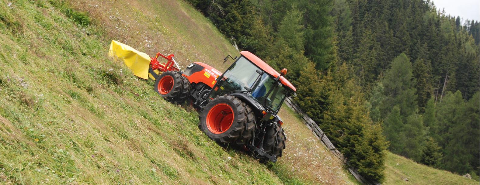 Traktoren Südtirol Kubota samt Zubehör
